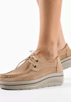 Pantofi Casual Auron Bej imagine