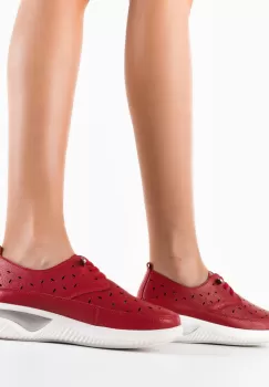 Pantofi Casual Balaj Rosii imagine