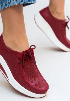 Pantofi Casual Baroco Rosii imagine