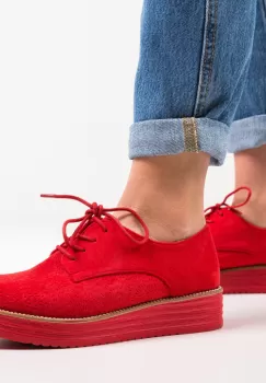 Pantofi Casual Benit Rosii imagine