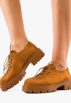 Pantofi Casual Berabe Camel imagine