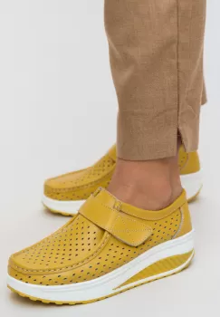Pantofi Casual Bozta Galbeni imagine
