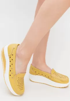 Pantofi Casual Buga Galbeni imagine