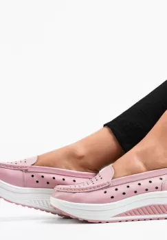 Pantofi Casual Buga Roz imagine