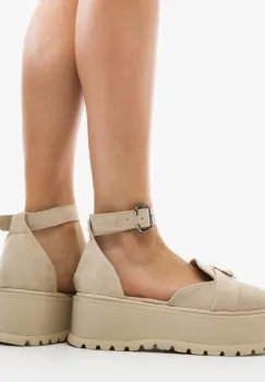 Pantofi Casual Bynna Bej imagine