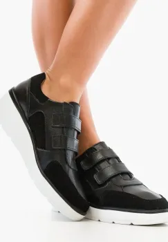 Pantofi Casual Cleon Negri imagine
