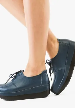 Pantofi Casual Creamt Albastri 2 imagine