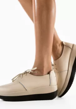 Pantofi Casual Creamt Bej imagine