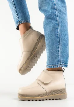 Pantofi casual dama Aarron Bej imagine
