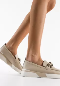 Pantofi casual dama Adamo Bej imagine
