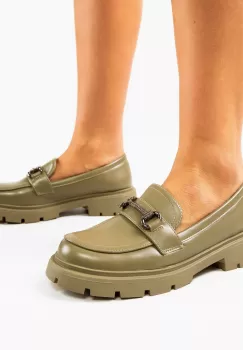 Pantofi casual dama Agaka Verzi imagine