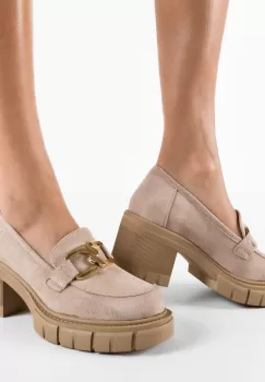 Pantofi Casual dama Akein Bej imagine
