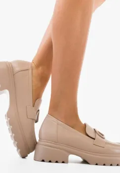 Pantofi casual dama Akon Bej imagine