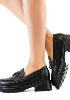 Pantofi casual dama Akon Negri imagine