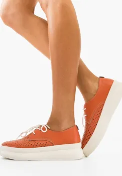 Pantofi Casual dama Alannah Portocalii imagine