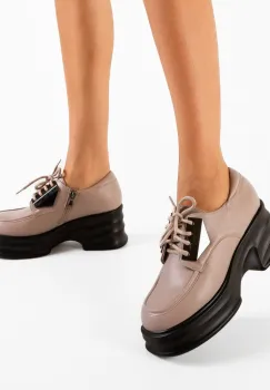 Pantofi casual dama Barteon Gri imagine