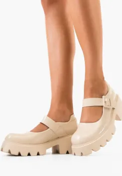 Pantofi Casual dama Bokfa Bej imagine