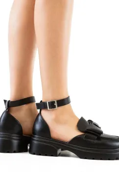 Pantofi casual dama Caradon Negri 2 imagine