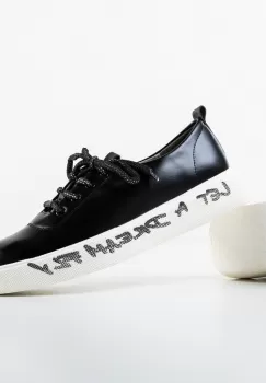 Pantofi casual dama Constance Negre imagine