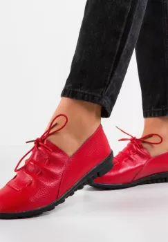 Pantofi casual dama Contraf Rosii imagine