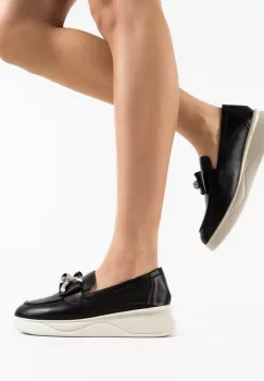 Pantofi casual dama Eacona Negri imagine