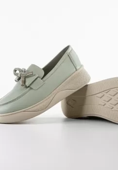 Pantofi casual dama Eacona Verzi imagine