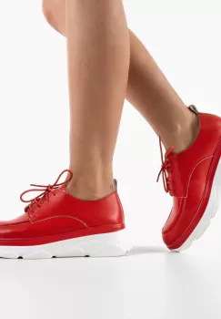 Pantofi casual dama Frelly Rosii imagine