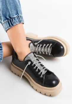 Pantofi casual dama Friday Negri 5 imagine