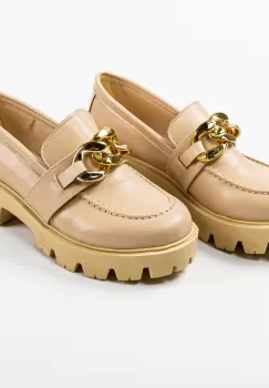 Pantofi Casual dama Gely Bej 2 imagine