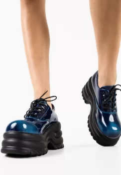 Pantofi Casual dama Genevya Albastri imagine