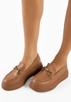 Pantofi Casual dama Gift Bej imagine