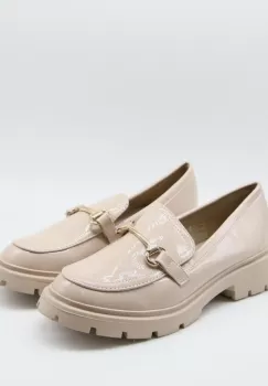 Pantofi Casual dama Gobba Bej imagine