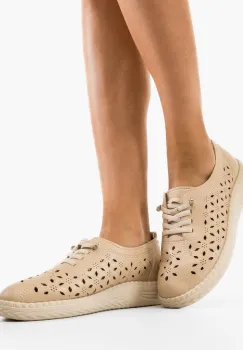 Pantofi Casual dama Guha Bej imagine