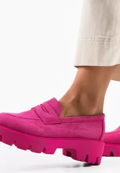 Pantofi Casual dama Gyna Fuchsia imagine