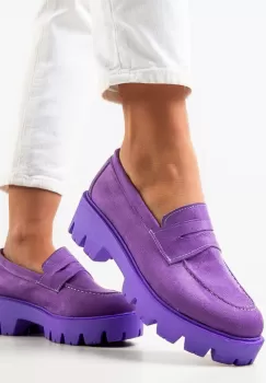 Pantofi Casual dama Gyna Mov imagine