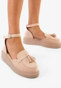 Pantofi Casual dama Hagge Bej imagine
