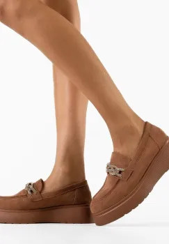 Pantofi Casual dama Hallel Camel imagine