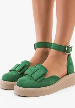 Pantofi Casual dama Hammbe Verzi imagine