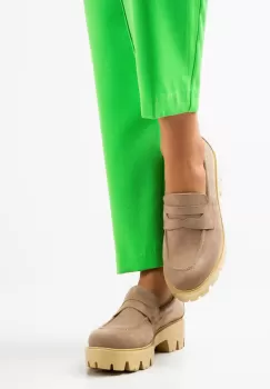 Pantofi Casual dama Kardy Bej imagine