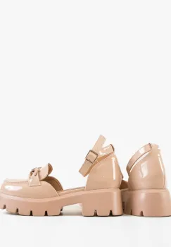 Pantofi Casual dama Karmel Bej imagine