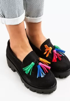 Pantofi Casual dama Kuciure Negri imagine