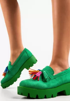 Pantofi Casual dama Kuciure Verzi imagine