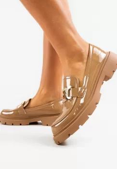 Pantofi casual dama Lavutko Bej imagine