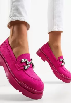 Pantofi Casual dama Maraya Fuchsia imagine