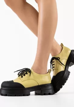 Pantofi casual dama Mert Galbeni imagine