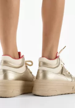 Pantofi Casual dama Minga Bej imagine