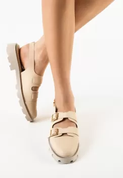 Pantofi casual dama Moldavit Bej imagine