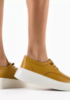 Pantofi Casual dama Naenia Galbeni imagine