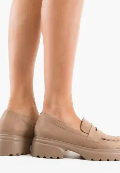 Pantofi casual dama Nowe Bej 2 imagine