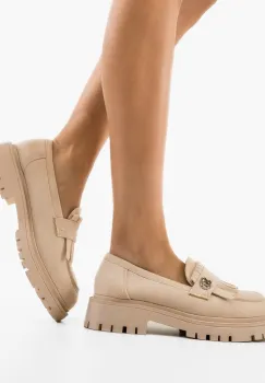 Pantofi Casual dama Obyne Bej imagine